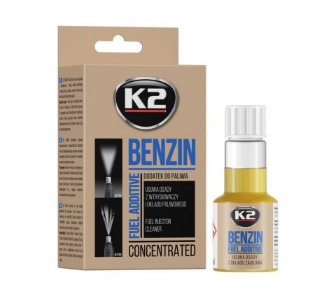 K2 BENZIN 50ml - na čistenie trysiek