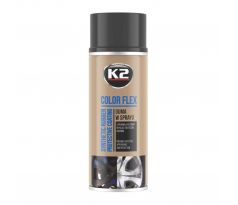 K2 COLOR FLEX 400ml Čierny matný - syntetický kaučuk