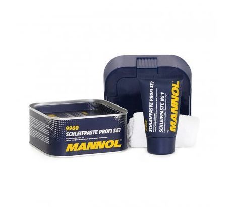 MANNOL 9960 SCHLEIFPASTE PROFI SET - Čistenie lakovaných povrchov - 400g