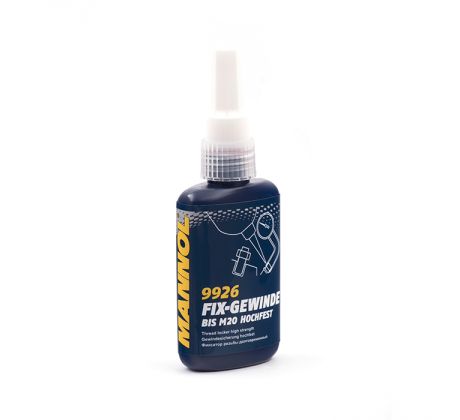 MANNOL 9926 FIX GEWINDE HOCHFEST - Fixácia závitov - vysoká pevnosť - 50ml