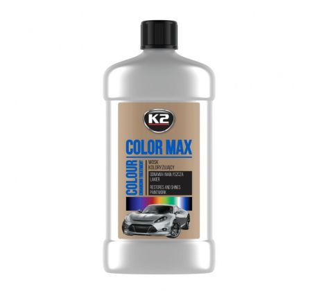 K2 COLOR MAX SILVER 500ml - vosk na lak