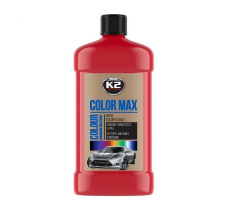 K2 COLOR MAX RED 500ml - vosk na lak