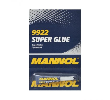 MANNOL 9922 SUPER GLUE 3g - sekundové lepidlo