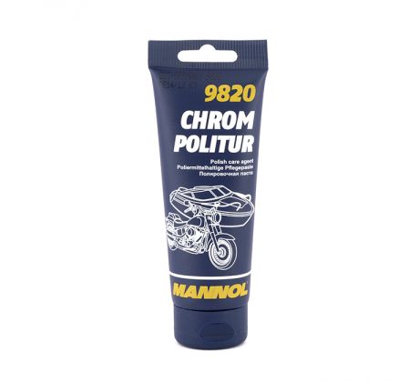 MANNOL 9820 CHROM POLITUR 100g - pasta na odstraňovanie nečistôt 