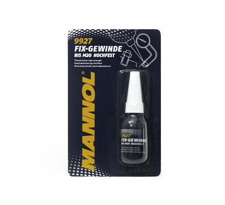 MANNOL 9927 FIX-GEWINDE M20 HOCHFEST 10ml - Lepidlo na závitové spoje - VYSOKÁ PEVNOSŤ