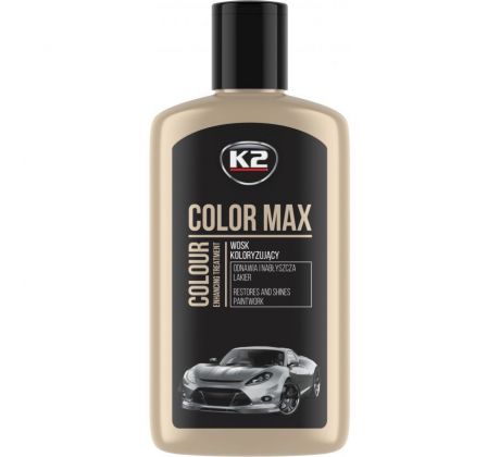 K2 COLOR MAX Čierny 250ml - vosk na lak