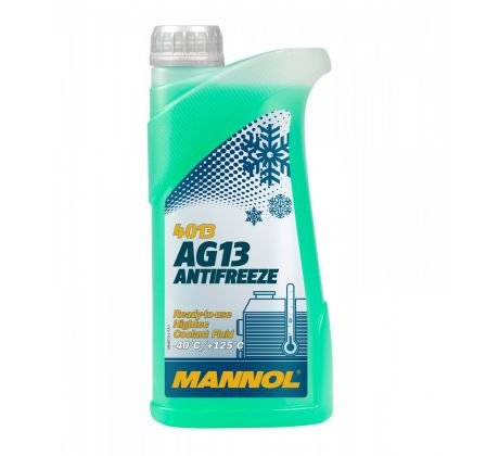 MANNOL 4013 AG13 ANTIFREEZE 1L - Nemrznúca zmes - ZELENÁ.