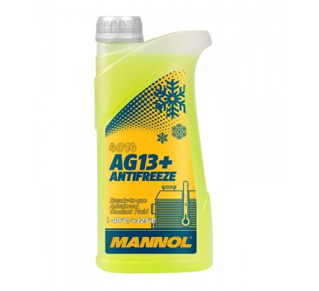 MANNOL 4014 AG13+ ANTIFREEZE - 1L - Nemrznúca zmes - ŽLTÁ