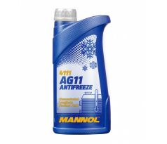 MANNOL 4111 ANTIFREEZE AG11 LONGTHERM 1L - Koncentrát do chladičov - MODRÝ