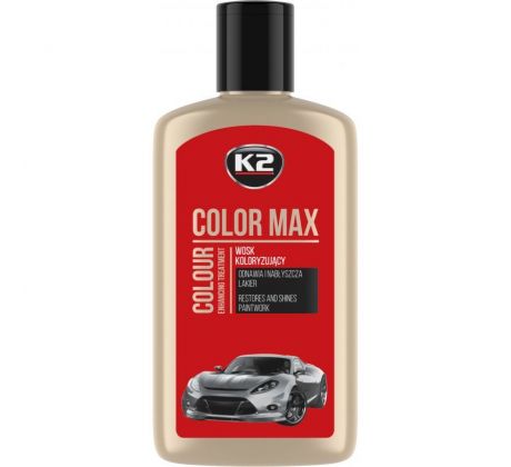 K2 COLOR MAX 250ml Červený - vosk na lak