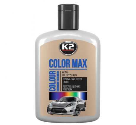 K2 COLOR MAX 200ml Šedý - vosk na lak