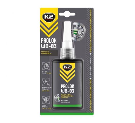 K2 PROLOK WB-03 - 50g - Lepidlo na koaxiálne diely