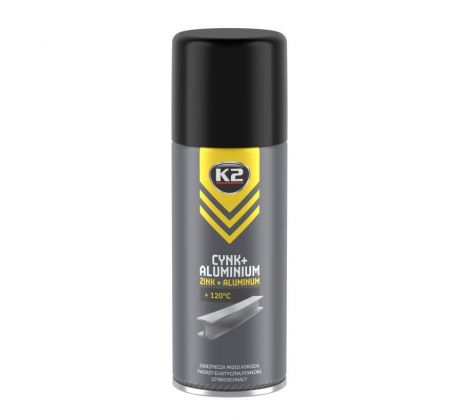 K2 ZINC + ALUMINIUM 400ml spray - Ochrana pred koróziou