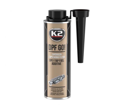 K2 DPF GO! 250 ml - zabraňuje upchávaniu dpf filtra