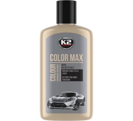 K2 COLOR MAX 250ml SILVER - vosk na lak